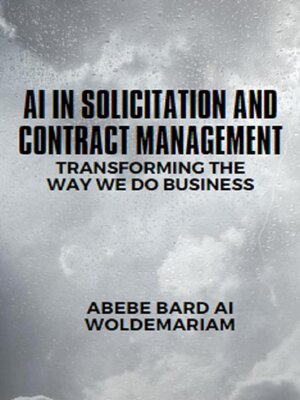 cover image of AI in Solicitation and Contract Management